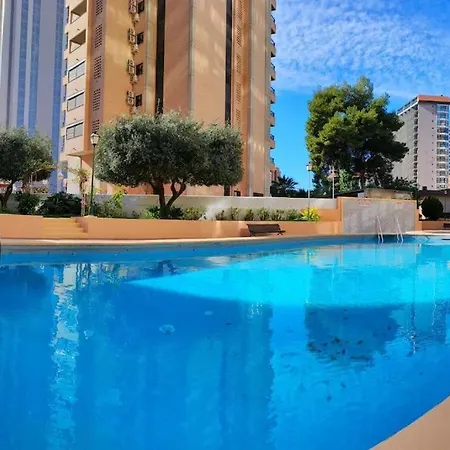Appartement Karola Con Vistas, Piscina Y Parking En Benidorm Extérieur photo
